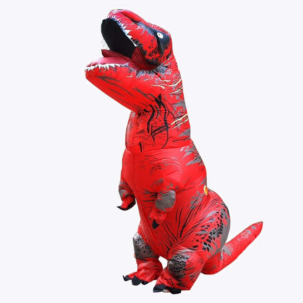 Constume Dinosaure Rouge Gonflable