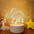 Lampe 3D Triceratops Chambre Dinosaure