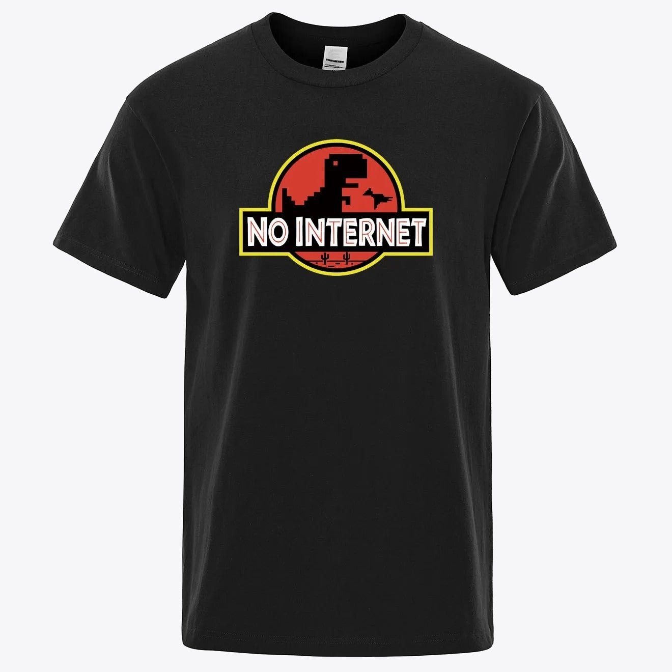 T-Shirt No Internet Amusant Pour Homme