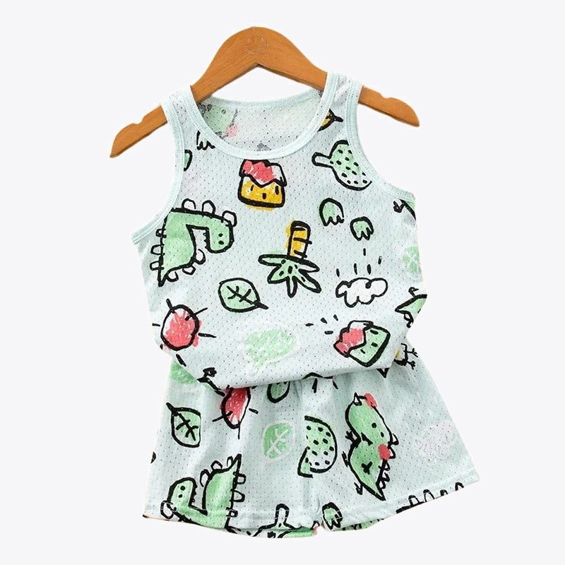 Pyjama Dinosaure Enfant Style Coloriage