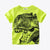 T-Shirt Tyrannosaure Fluo
