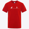 T-Shirt Dinosaure Homme Rouge
