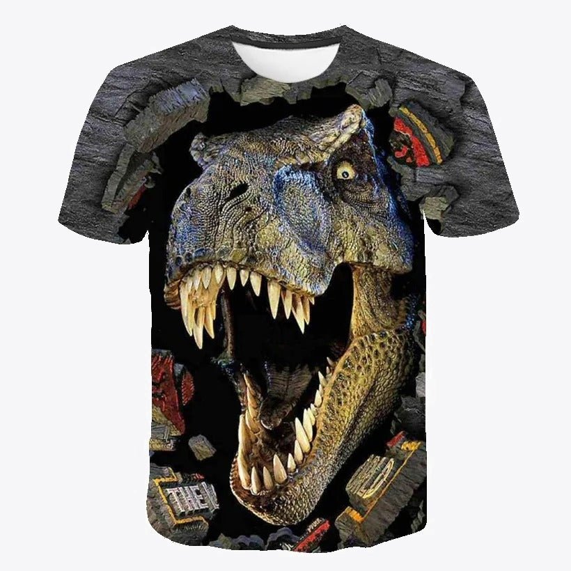 T-Shirt 3D Tyrannosaurus Rex