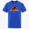 T-Shirt No Internet Amusant Pour Homme